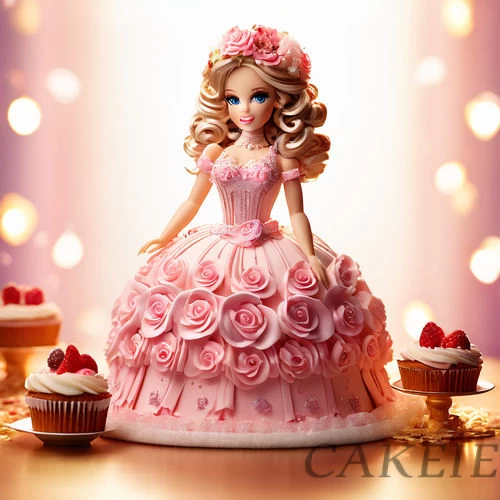 Detailed Doll Cake